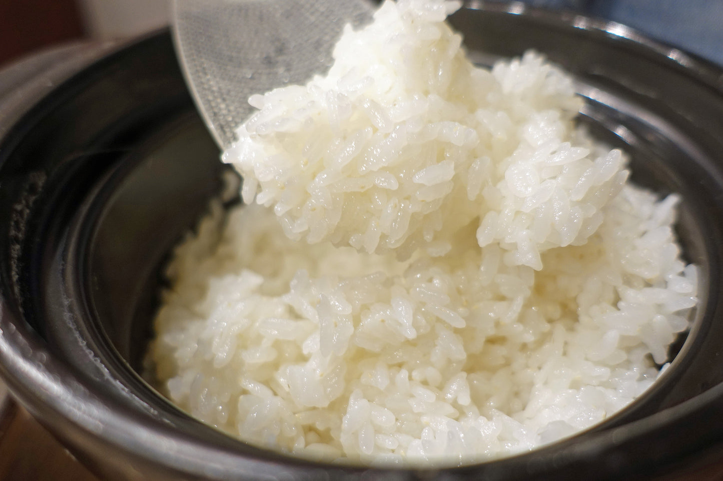 HARIO(ハリオ) フタがガラスのご飯釜で炊いたご飯