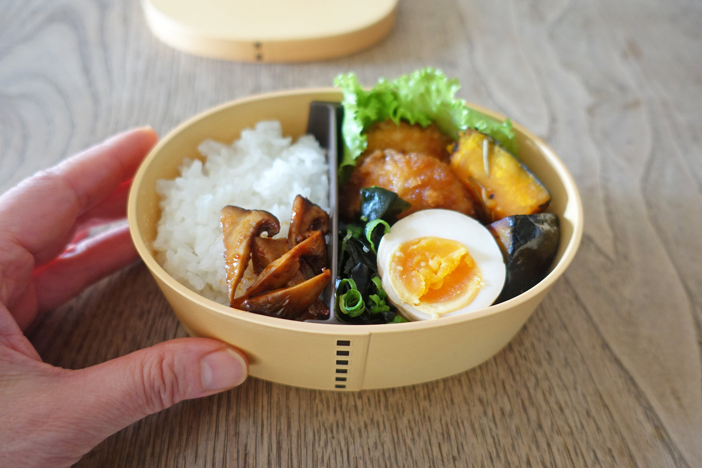 HAKOYA 抗菌塗り曲げわっぱ一段弁当