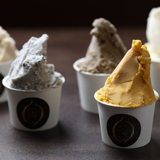 花柳 百万石ジェラート カップに入っているジェラート