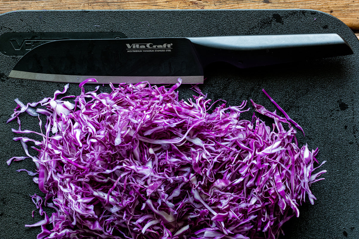 ビタクラフト ソリッドナイフブラック 三徳ナイフ