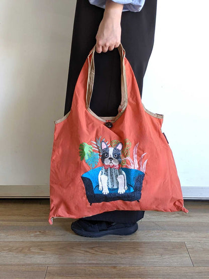 【2点以上で送料無料】DESIGNERS JAPAN 刺繍トートバッグ