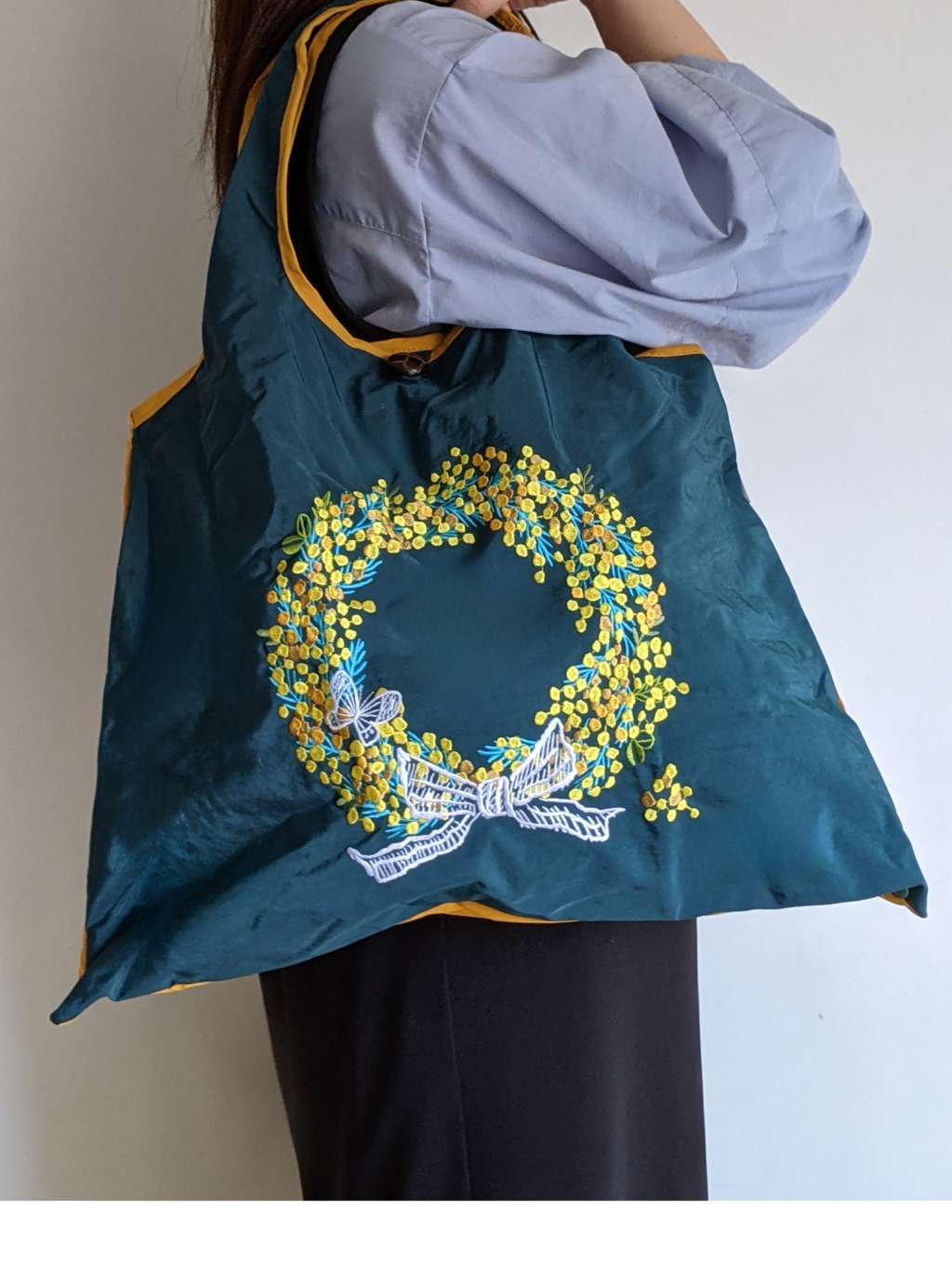 【2点以上で送料無料】DESIGNERS JAPAN 刺繍トートバッグ