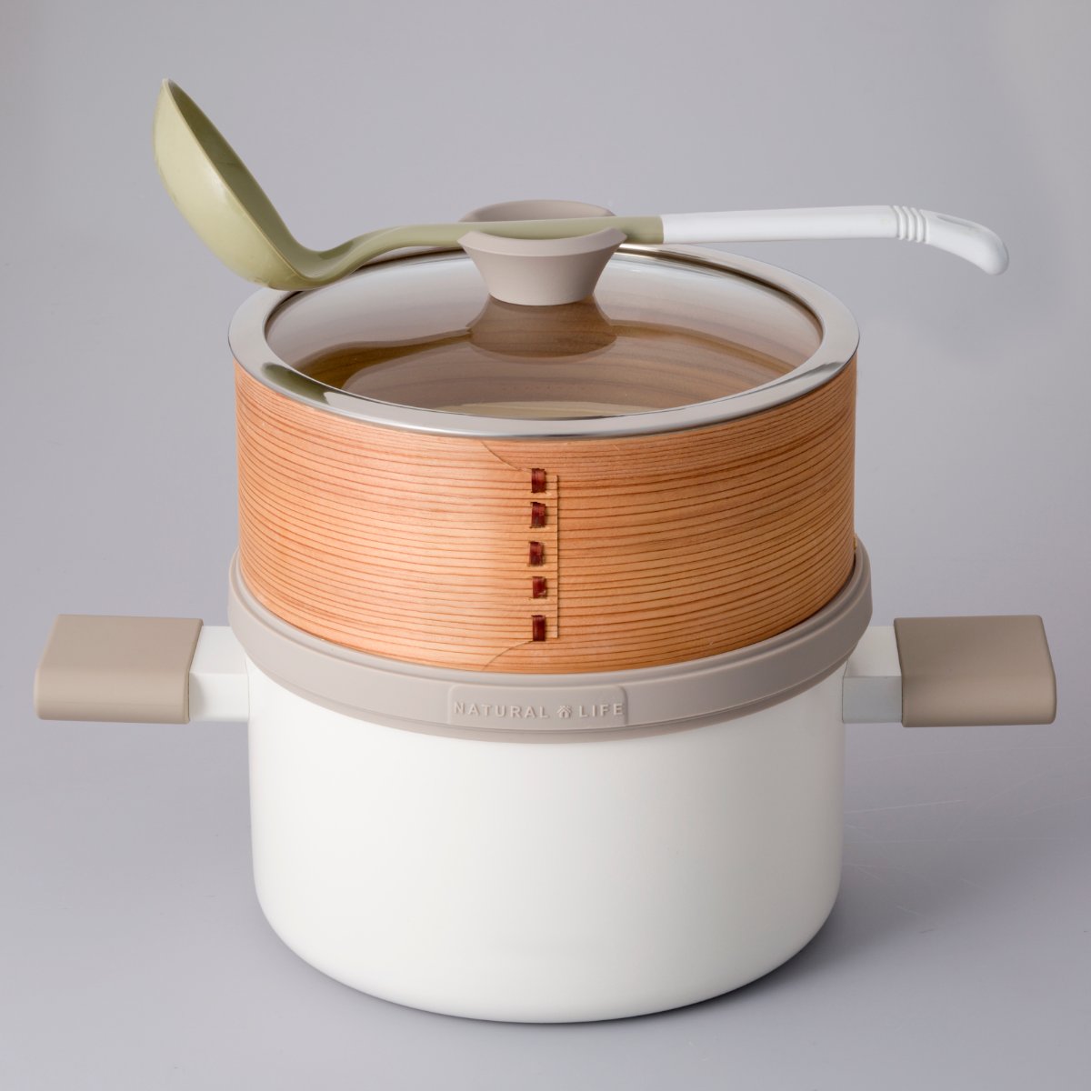 ククナ せいろ・深ざる付き 両手鍋（20cm）SEIRO＋