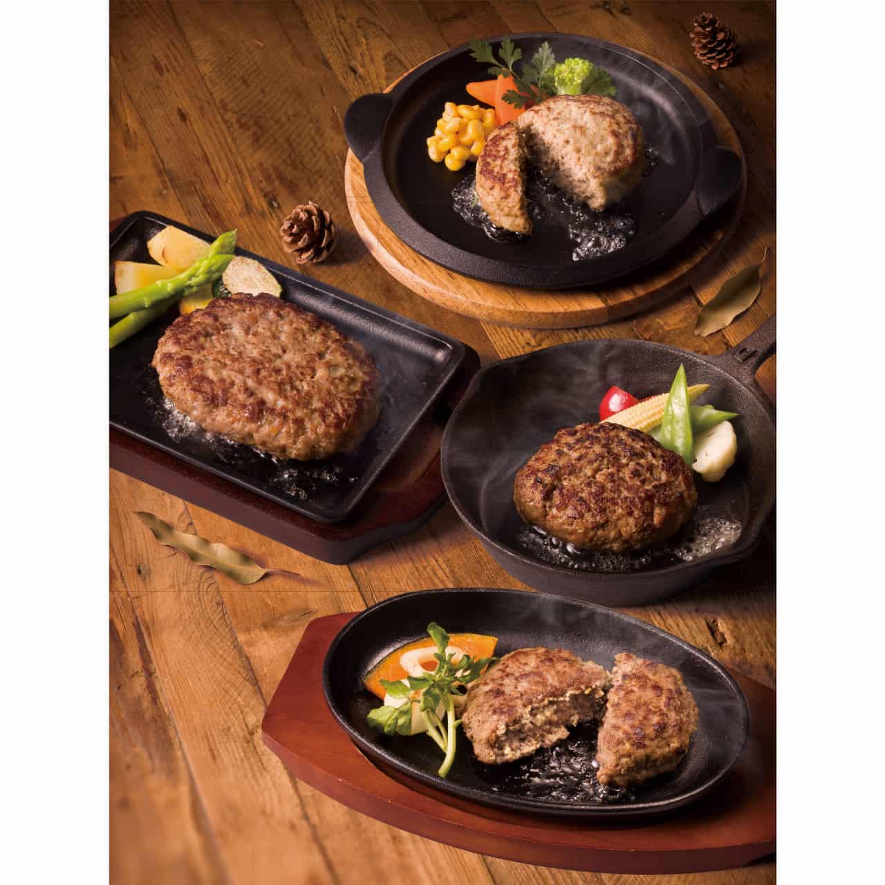 ハンバーグ食べ比べセット（神戸牛・松坂牛・淡路牛・サーロイン）【送料無料】