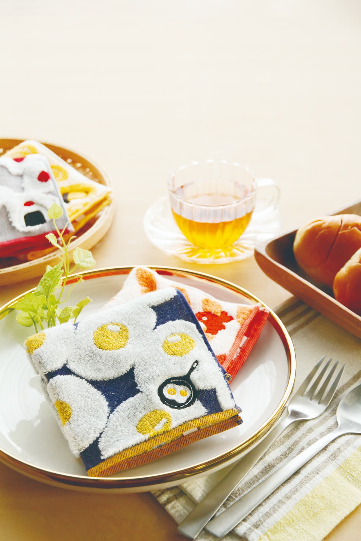 【3枚以上で送料無料】今治タオル：GuuGuu はらぺこシリーズ ジャガードタオルハンカチ
