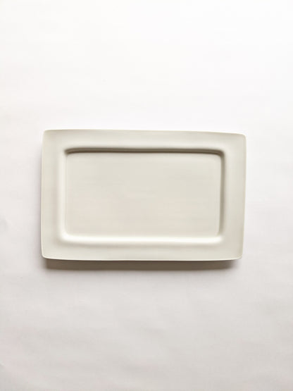 【9/10正午まで】KANEAKI SAKAI POTTERY / 美濃焼 / ながかく皿 27cm【蔵出し品・訳あり】