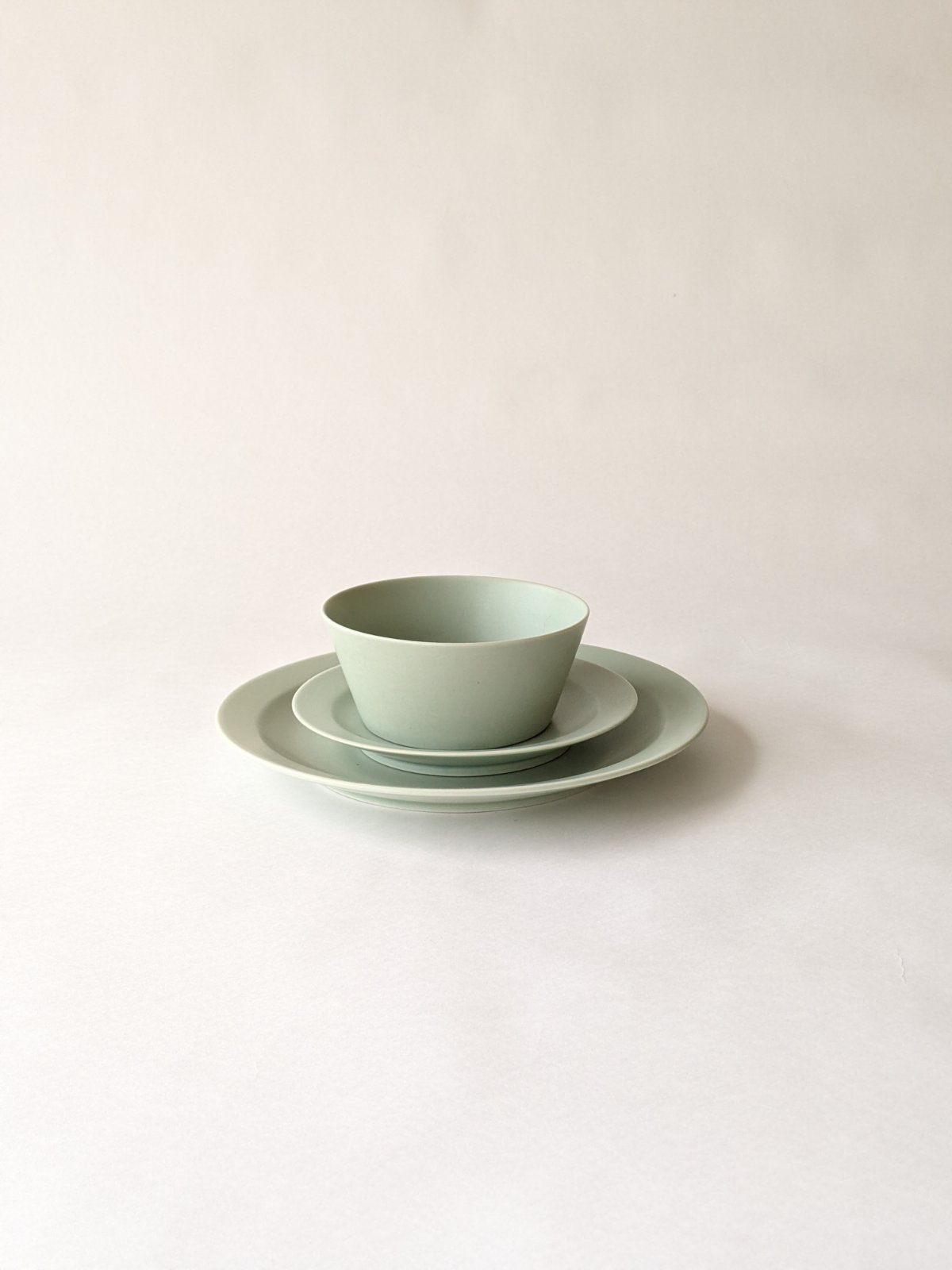 【美濃焼】KANEAKI SAKAI POTTERY / flat bowl・5plate・7plate 3点セット