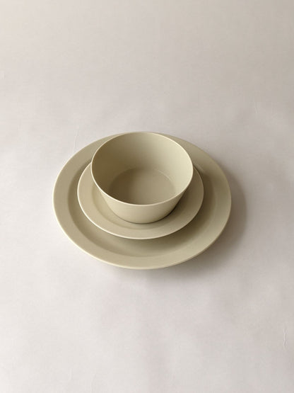【美濃焼】KANEAKI SAKAI POTTERY / flat bowl・5plate・7plate 3点セット