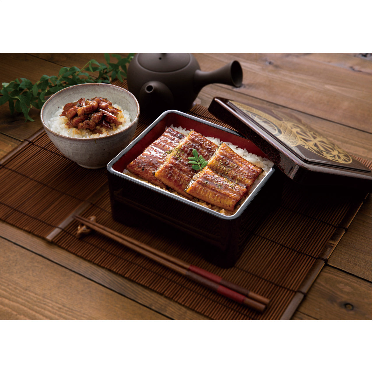 九州産うなぎ蒲焼切身3枚&めしの具(ごぼう入)セット【送料無料】