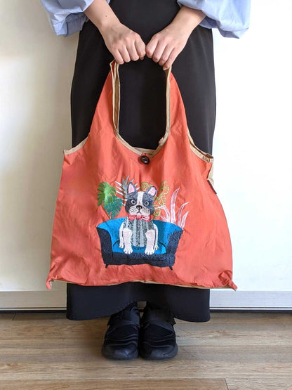 【2点以上で送料無料】DESIGNERS JAPAN 刺繍トートバッグ