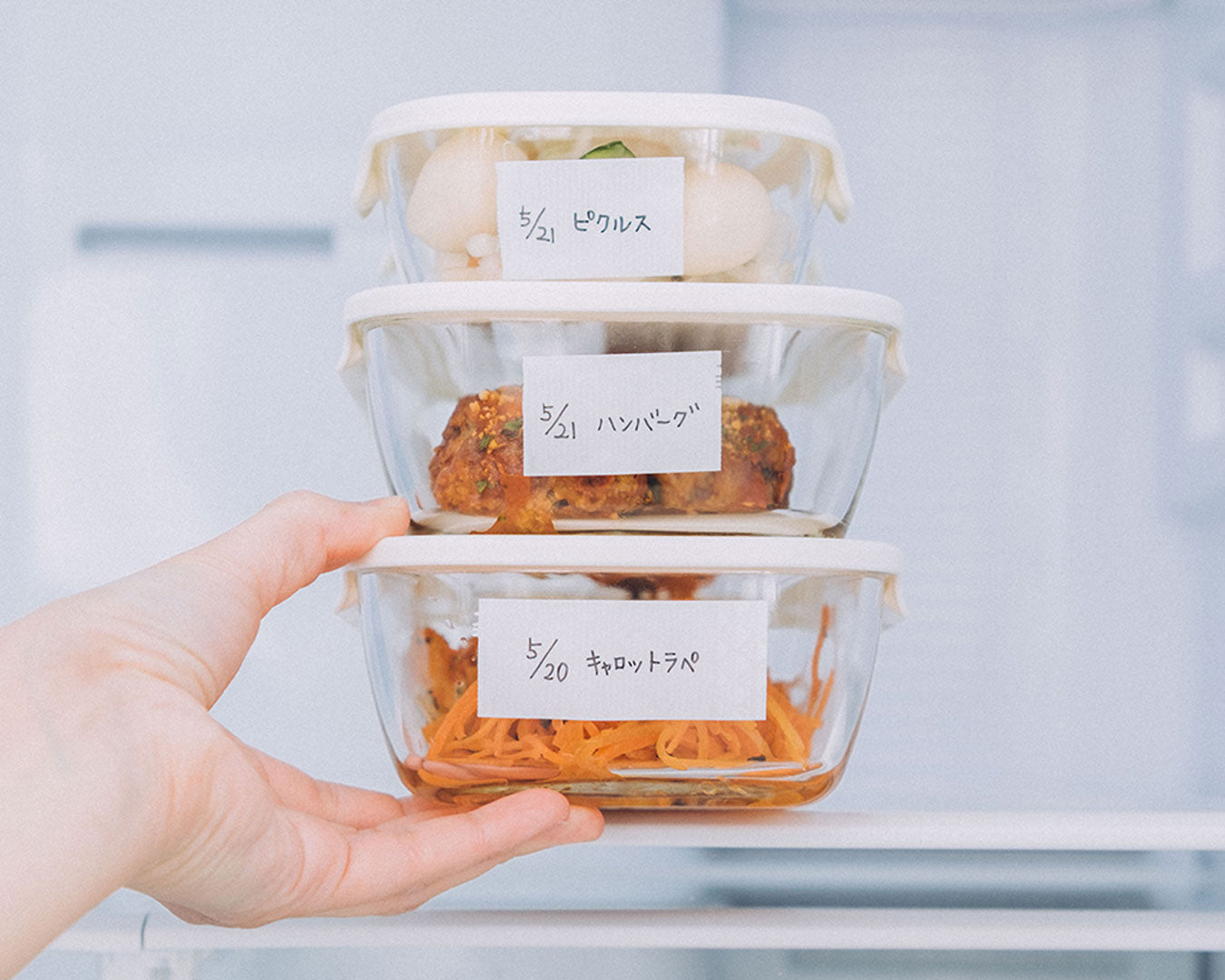 HARIO（ハリオ）耐熱ガラス製保存容器・ミニ角小鉢5点セット