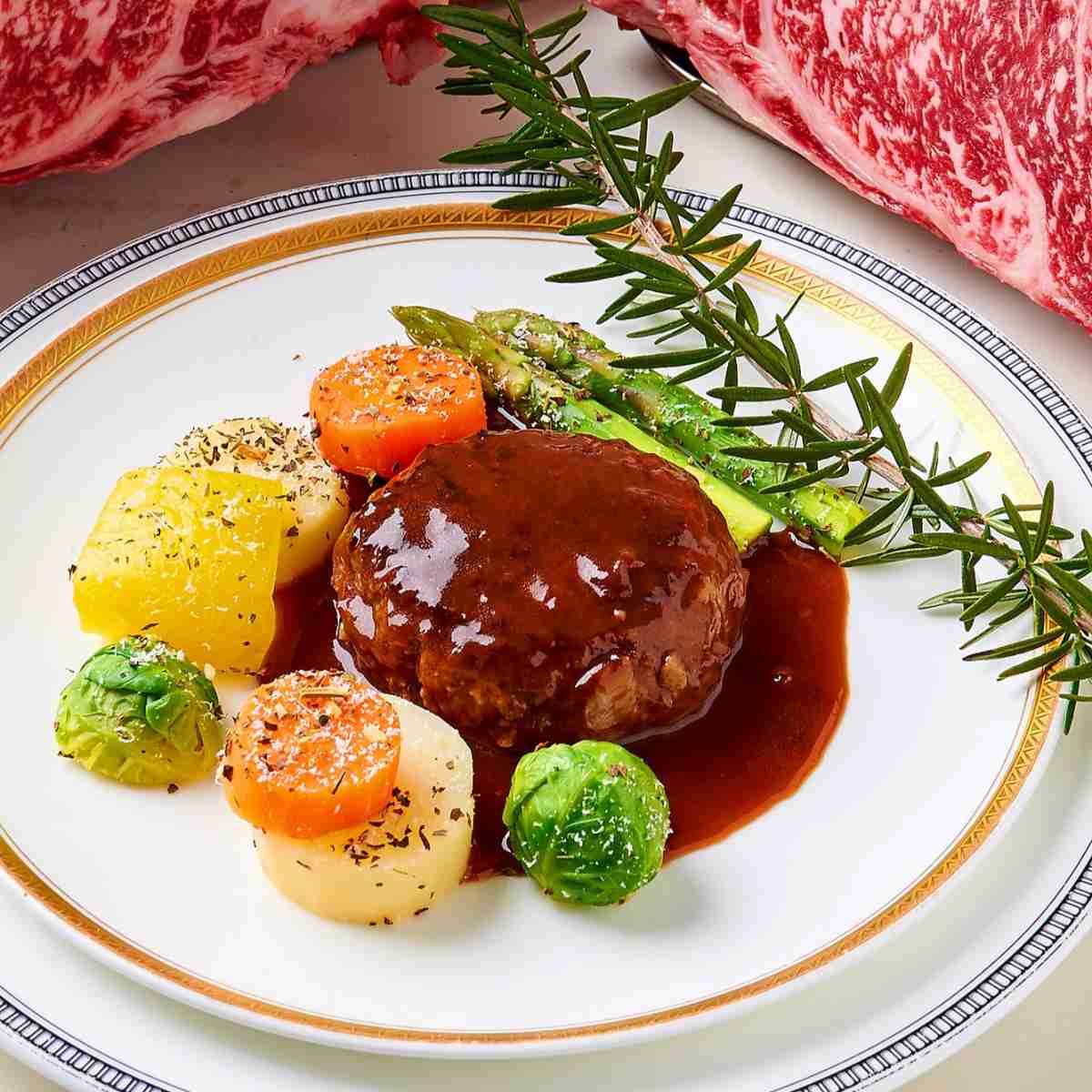 黒毛和牛肉100％の煮込みハンバーグ6個／NoixdeCoco