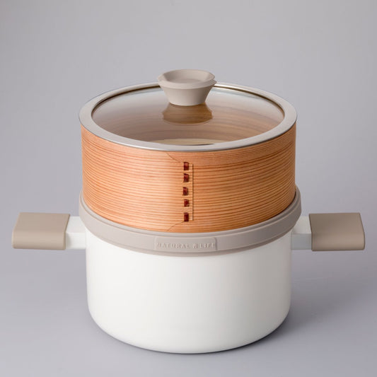 ククナ せいろ・深ざる付き 両手鍋（20cm）SEIRO＋