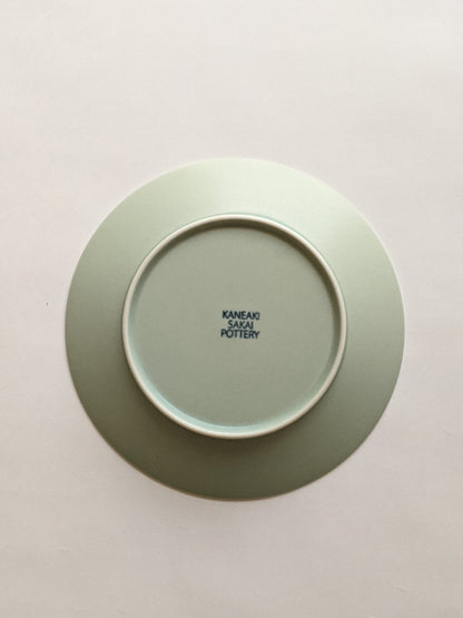 【9/10正午まで】KANEAKI SAKAI POTTERY / 美濃焼 / flat 5plate 16cm【蔵出し品・訳あり】