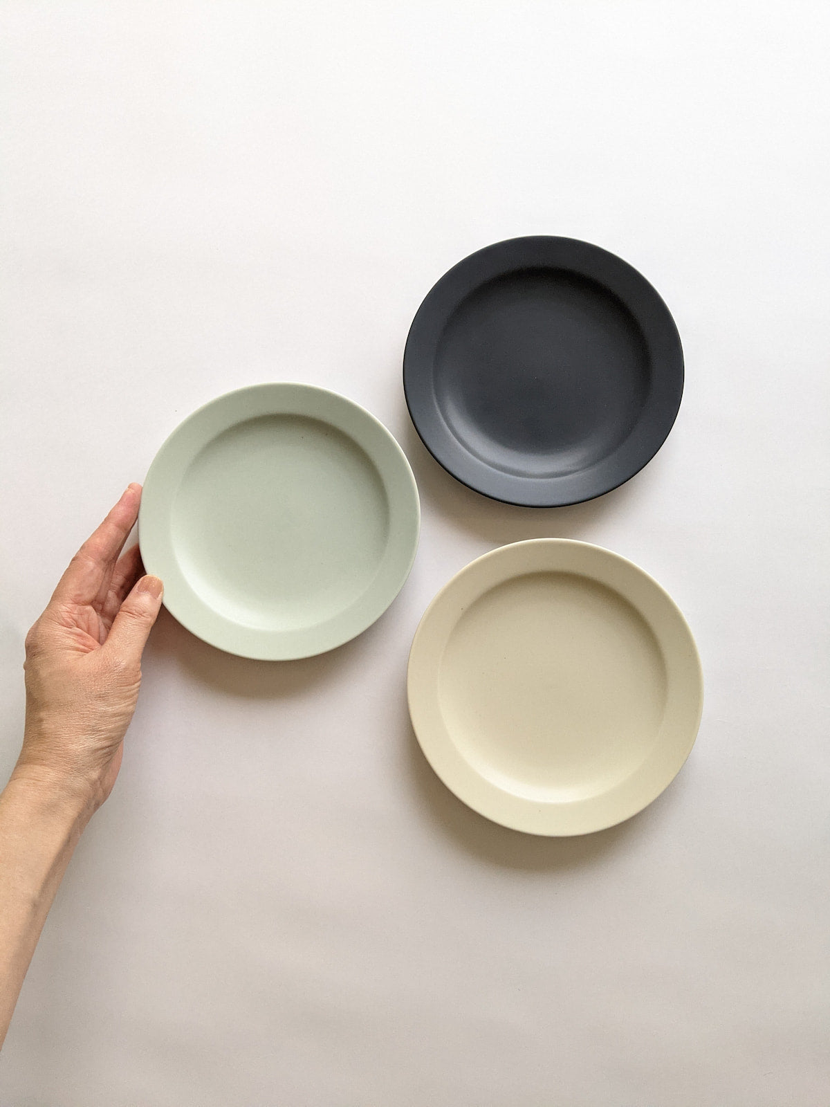 【9/10正午まで】KANEAKI SAKAI POTTERY / 美濃焼 / flat 5plate 16cm【蔵出し品・訳あり】
