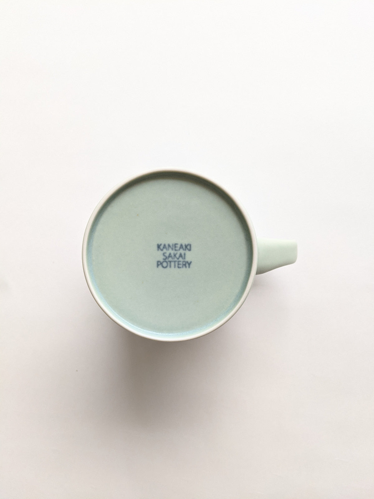 KANEAKI SAKAI POTTERY / 美濃焼 / flat Lmug【蔵出し品・訳あり】