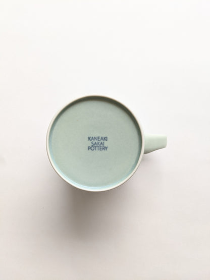 KANEAKI SAKAI POTTERY / 美濃焼 / flat Lmug【蔵出し品・訳あり】