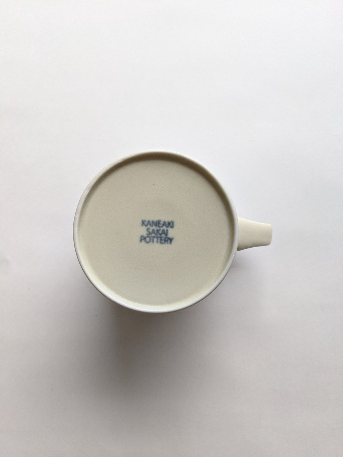 KANEAKI SAKAI POTTERY / 美濃焼 / flat Lmug【蔵出し品・訳あり】