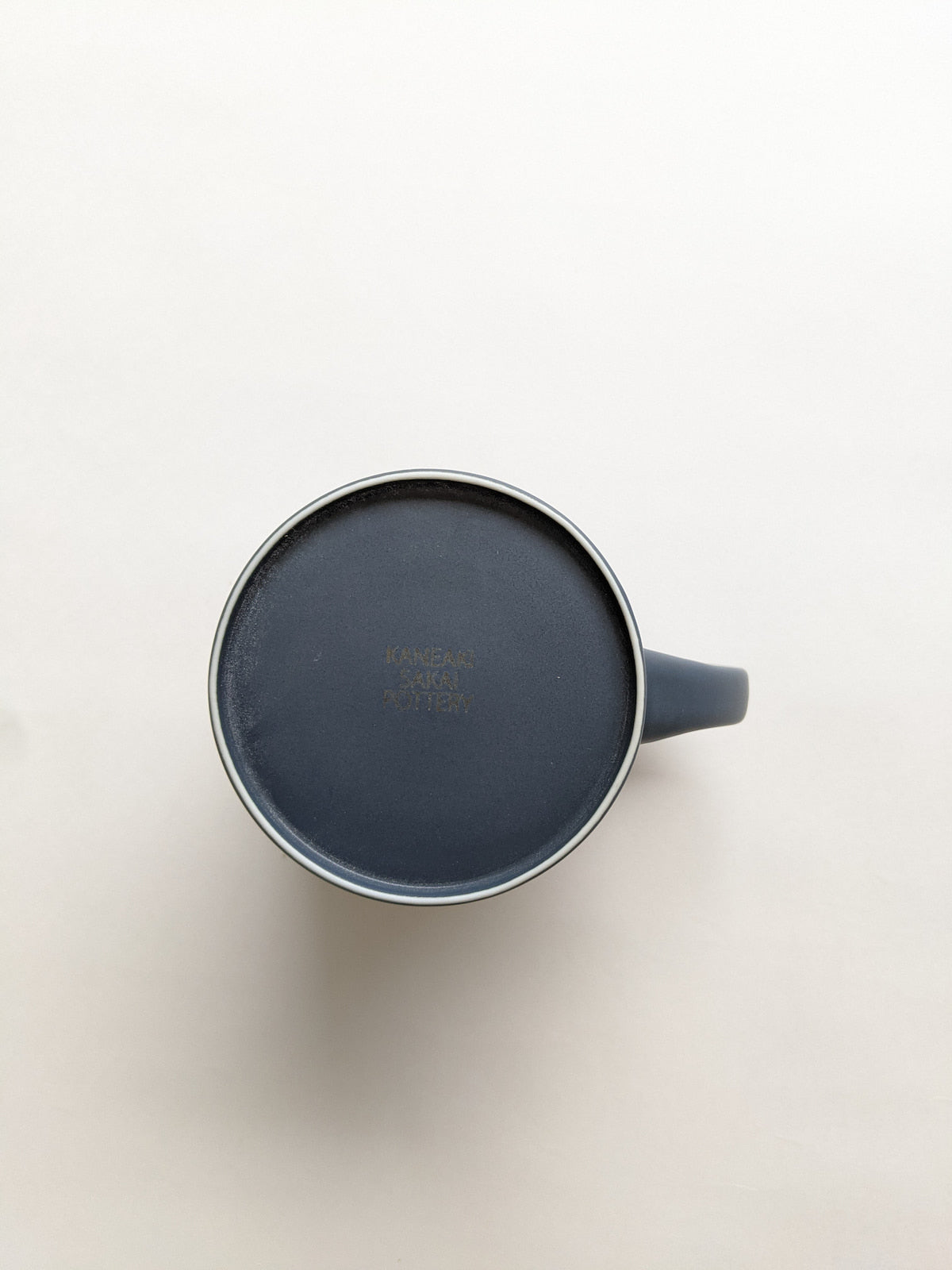KANEAKI SAKAI POTTERY / 美濃焼 / flat Lmug【蔵出し品・訳あり】