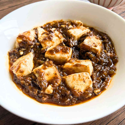火の本豚使用麻婆豆腐の素で作った麻婆豆腐