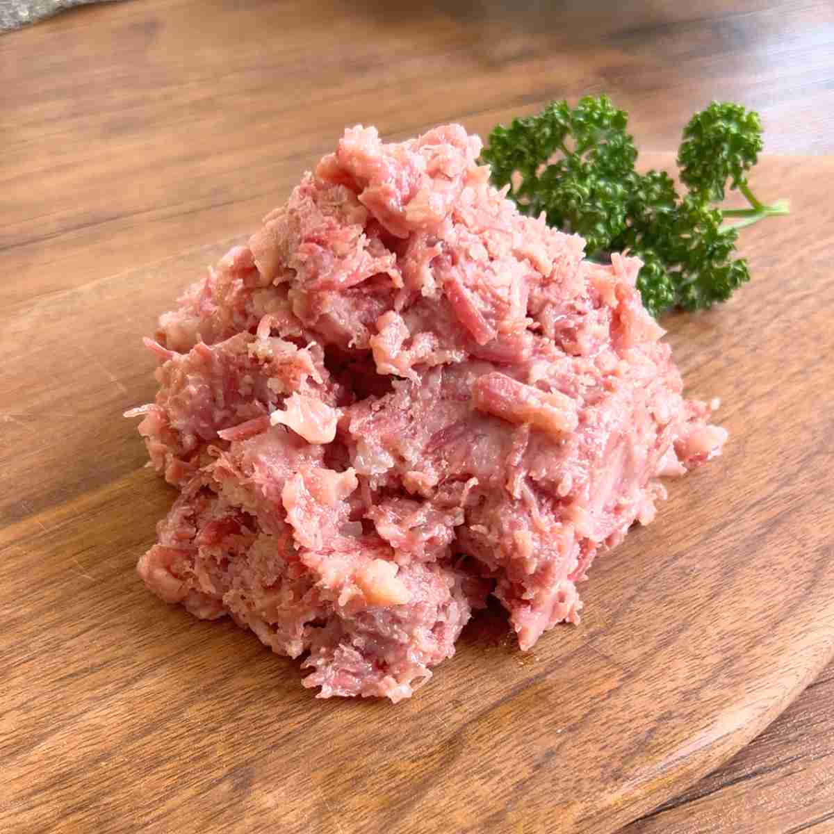 モッタイナイビーフコンビーフをお皿に盛った画像