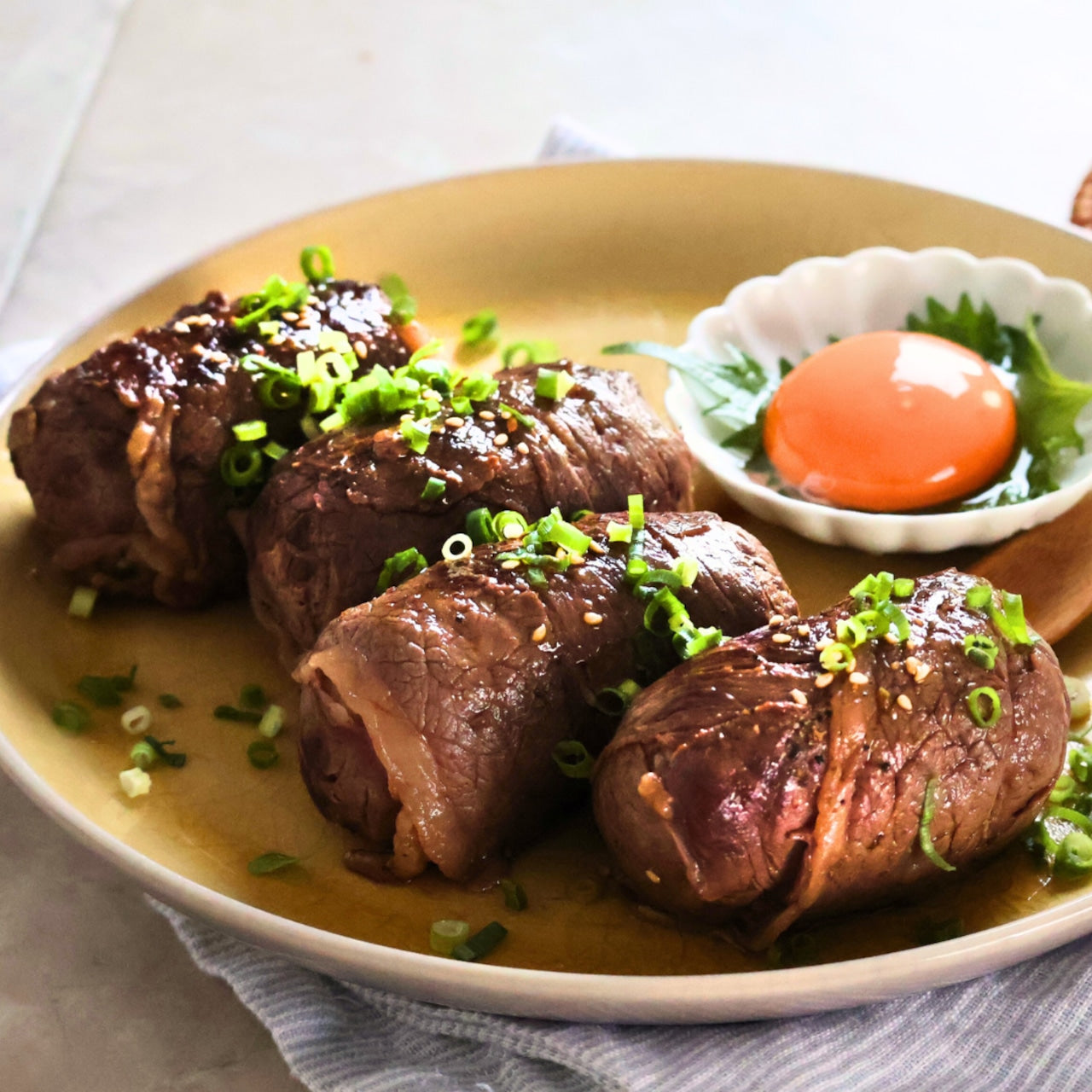モッタイナイビーフ 切り落としで作った肉巻き