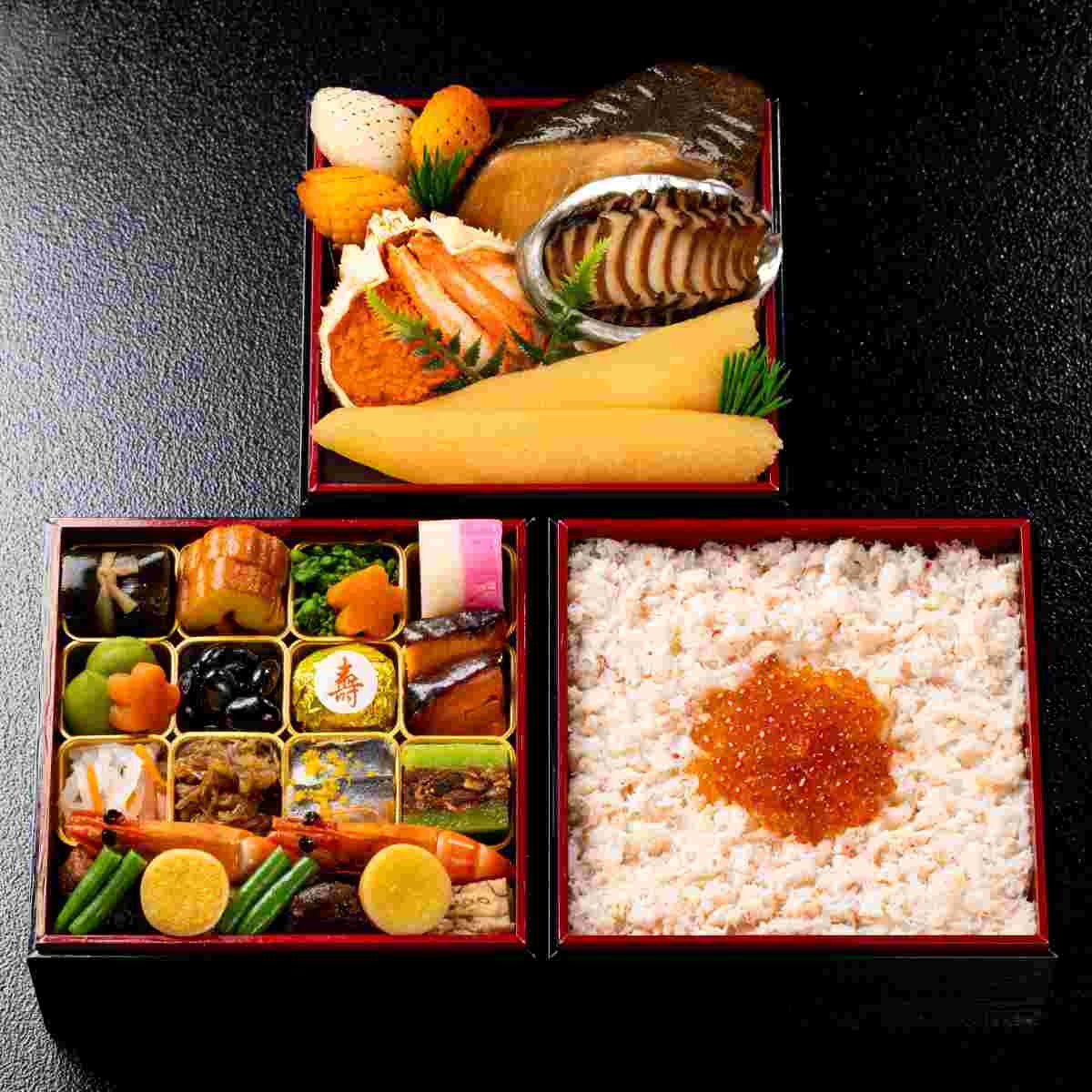 【2027年おせち・送料込み】京都・下鴨茶寮 冷凍コラボおせち二段＋ちらし寿司 （2～3人前・全25品）