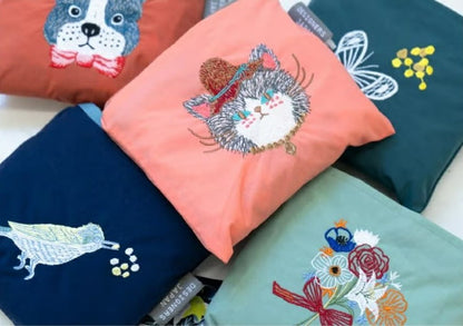【2点以上で送料無料】DESIGNERS JAPAN 刺繍トートバッグ